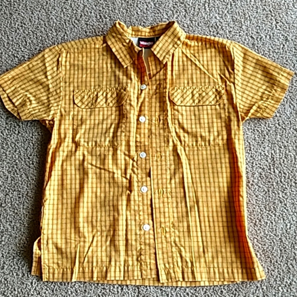 Boys Wrangler Hero Sport Button Down Shirt